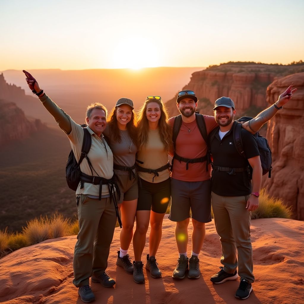 Adventure group photo
